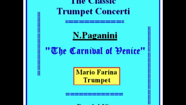 Mario Farina -Trumpet - Paganini - Alise (The Carnival of Venice) -.mpg