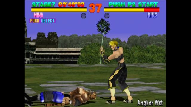 Tekken 1 - Nina (PS1 / Playstation) смотреть онлайн
