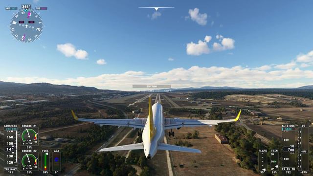 LANDING : LTBJ İZMİR ADNAN MENDERES #flightsimulator #microsoftflightsimulator смотреть онлайн