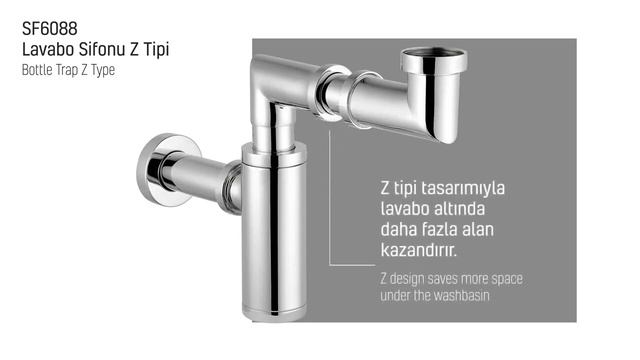 Сифон Creavit для раковины SF6088 смотреть онлайн