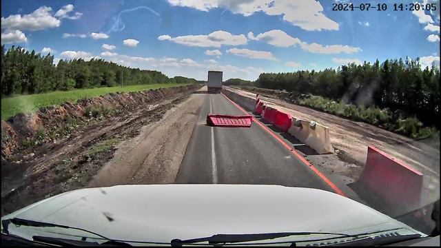 2024.07.10 наезд на преграду на трассе 
уаз патриот