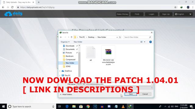 PES 2019 PATCH 1.04 + 1.04.01 UPDATE TUTORIAL [ DOWNLOAD + INSTALL ] [ HD ] смотреть онлайн