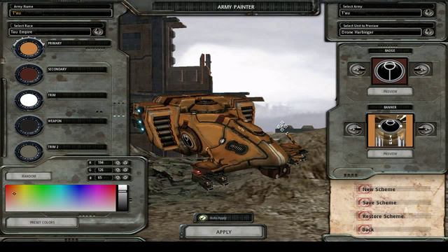 Dawn of War: SS Mod Tau Units смотреть онлайн