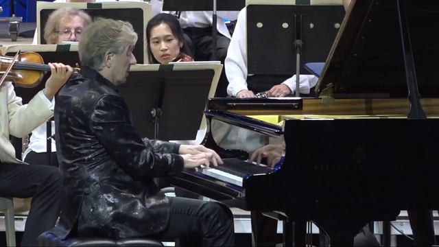 Tanglewood 2021 Anna Rakitina conducts Langer Ravel and Elgar featuring Jean-Yves Thibaudet pian