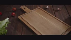 Доска 41*21*2 см с ручкой (дуб)