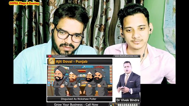 Reaction on Ajit Doval | Super Spy | James Bond of India || Reaction Video || GOPAL Vlogs & Gaming