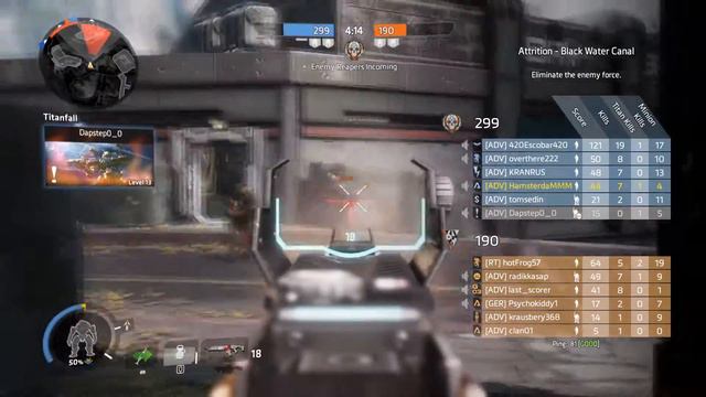 Titanfall 2 gameplay pc ATTRITION 1080p high settings on I5 gtx 760 14gb RAM смотреть онлайн