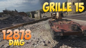 Grille 15 - 4 Фрагов 12.8K Урона - Напряженный бой! - Мир Танков