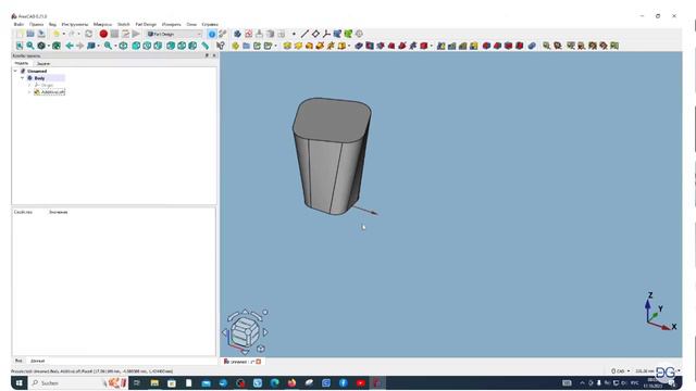 Дима Гог FreeCAD.14. Устанавливаем дополнительную панель инструментов. Субтрактивный профиль смотреть онлайн