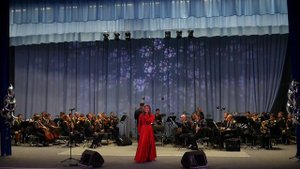 "Зорька алая". ВероНика Бычкова и военный оркестр ЦПА ФСБ России.