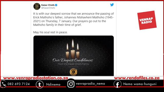 Kaizer Chiefs defender Erick Mathoho mourns the loss of his father смотреть онлайн