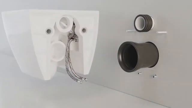 Установка безободкового подвесного унитаза Creavit FE322 со встроенным смесителем смотреть онлайн