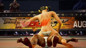 TEKKEN 7 old girls ryona topless new girls (Bryan win pose swap mod)　 鉄拳7 リョナ