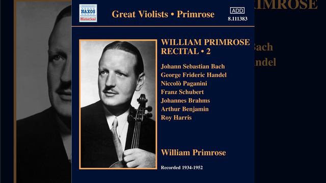 11 Chorale Preludes, Op. 122: No. 9. Herzlich tut mich verlangen (arr. W. Primrose for viola...