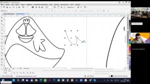 Работа с кривыми в Corel Draw (Цыпленок часть 2)