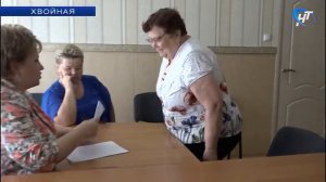 07.08.2018 Елена Писарева посетила социальные учреждения Хвойнинского района