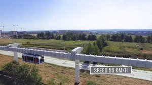 Russian suspended monorail - "STRELA": The Test range