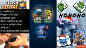 konkurss(Clash Royale) Latviski