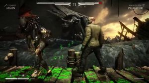 Mortal kombat X Джейсон Вурхиз против Хищника
