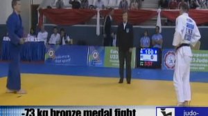 Judo 2009 Antalya: Joachim Bottieau (BEL) - Petro Kuzmin (UKR) [-73kg] bronze.