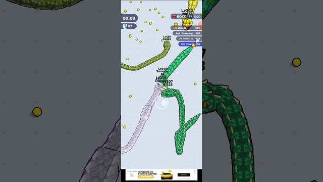 обзор игры Snake Clash смотреть онлайн
