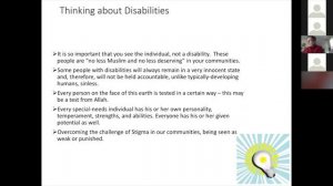 Islam and Disability in Theory and Practice