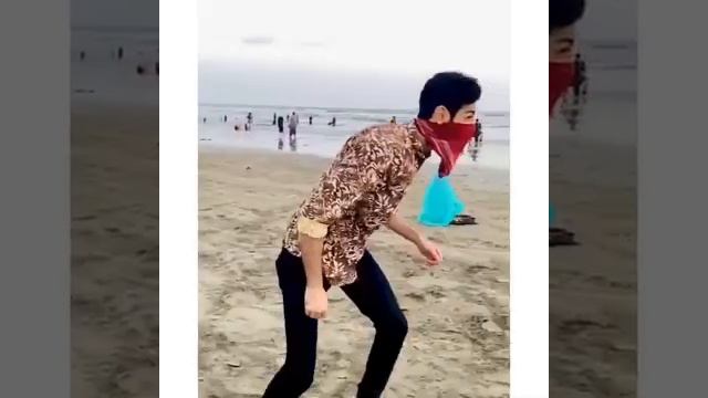 Balach Masud Action on Beach