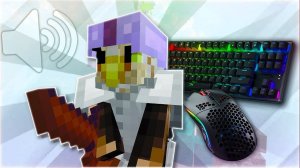 КЛАВИАТУРА + МЫШКА АСМР БЕДВАРС МАЙНКРАФТ 1.8.9 #bedwars #hypixel #asmr #АСМР