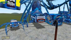 Monster Battle: SIREN HEAD, TRAIN EATER, HOUSE HEAD, LIGHTHOUSE, BUS EATER (Garry's Mod)
