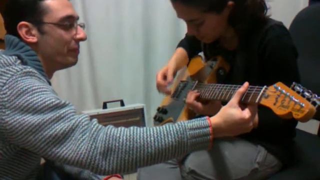 ארתור כץ, קרן אבראשי וזהר פז בהקלטות גיטרה смотреть онлайн