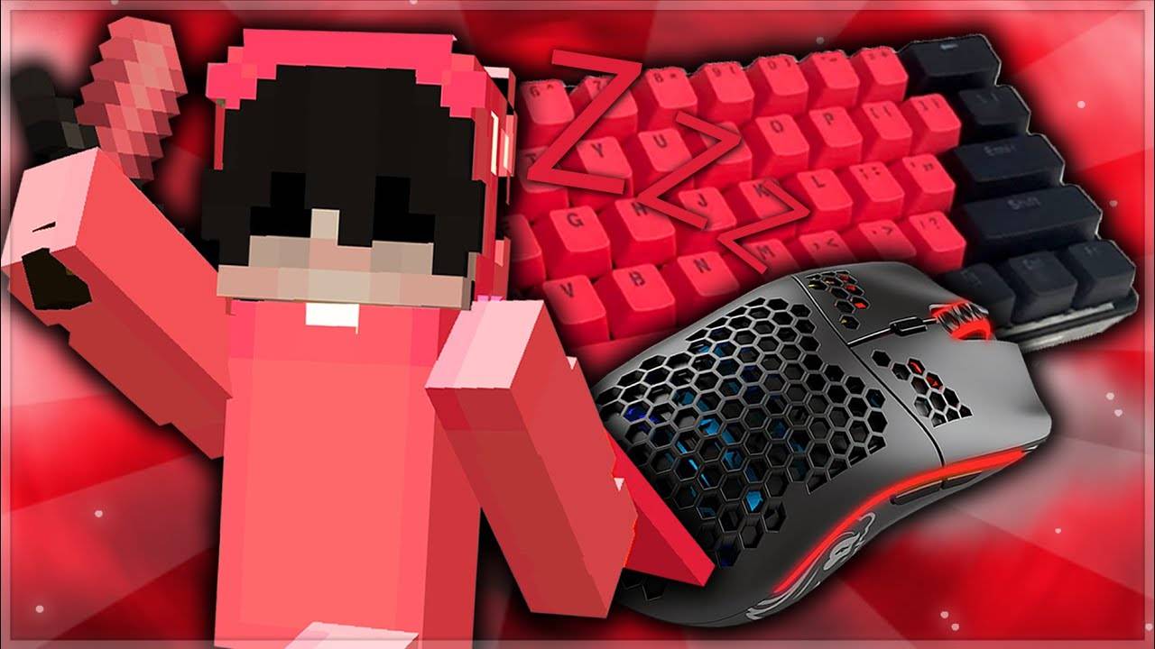 КЛАВИАТУРА + МЫШКА АСМР БЕДВАРС МАЙНКРАФТ 1.8.9 #bedwars #hypixel #asmr #АСМР