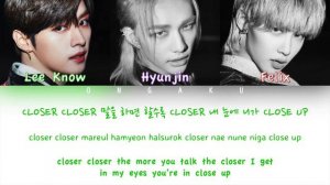 Stray Kids (스트레이 키즈) - Wow (Lee Know, Hyunjin, Felix) | Color Coded HAN/ROM/ENG Lyrics