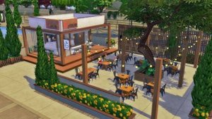 УЮТНОЕ СТИЛЬНОЕ КАФЕ | THE SIMS 4 Строительство| Mulena Sims 4