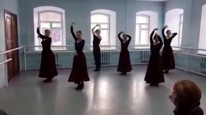 Открытый урок по народному танцу  Испанский танец