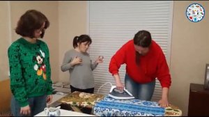 Глажка кухонного текстиля. Школа жизни АРДИ "Свет".