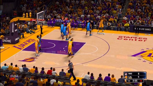 NBA 2K14: LA Lakers vs. OKC Thunder HD Gameplay ft. Kobe Bryant, Kevin Durant, Russell Westbrook смотреть онлайн