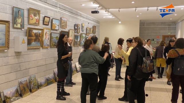 Выставка «Осенний вернисаж» клуба «Художник» открылась в холле ДК «Строитель».