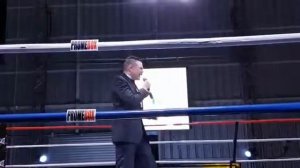 Nicolas rueda - presentador de promebox - boxeo ecuatoriano