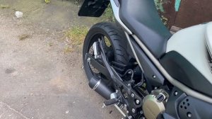 Yamaha XJ6N Sound of exhaust - stock, with db killer and without db killer