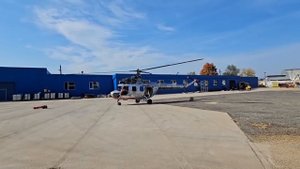 Вертолет «Пепела́ц» запуск после регулировки винта