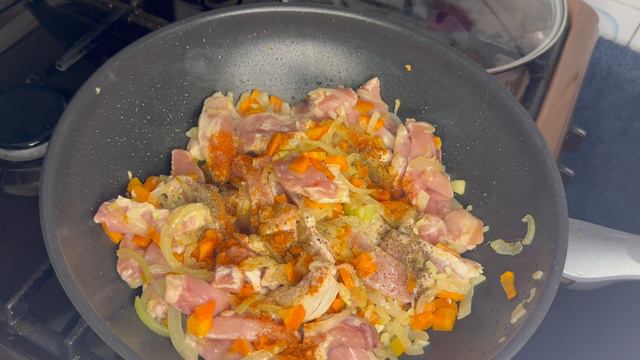 Плов из того что было) очень вкусный