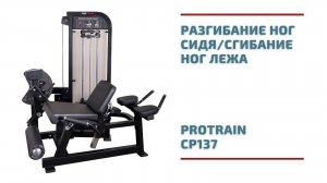 Разгибание ног сидя_сгибание ног лежа Protrain CP137