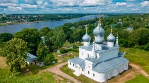 Собор на древнем городище,могила Павла Груздева на Леонтьевском кладбище Тутаев Романов Борисоглебск