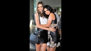 Selena Gomez and Miranda Kerr Hug It Out in Hot Leather Looks at Louis Vuitton Event