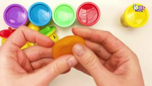 Обучающие видео для самых маленьких! Лепим буквы из игрового набора плейдо.