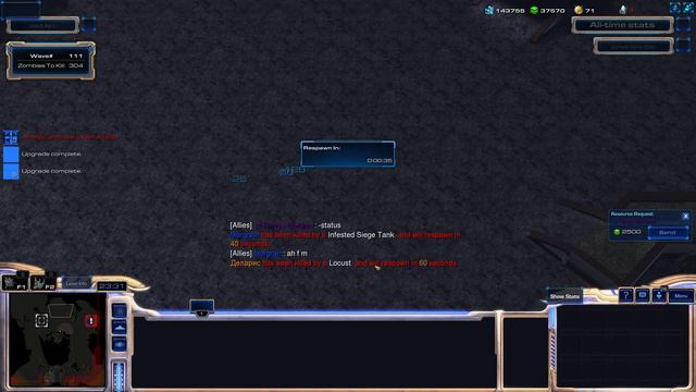 [4K60FPS] - Starcraft II - Arcade - Zombie World: Unity (old) - torment 2 - roles - all for one смотреть онлайн