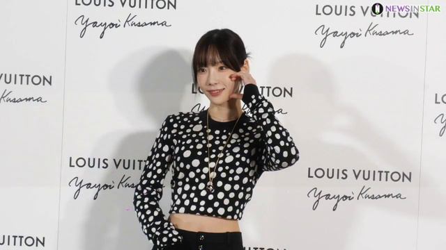 태연, 탱구 토끼 (루이비통 '쿠사마 야요이' 협업 컬렉션 포토월)