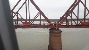 UPAKUL EXPRESS Passing "President Md. Zillur Rahman Railway Bridge". [Friday, June 15, 2018]