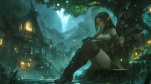 Tavern Ambience -🍻🍻🍻  Relaxing Music, Celtic Tavern Music, Medieval Music, Rain Sound For