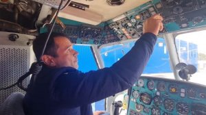 Музей вертолетов. Тестирование двигателя